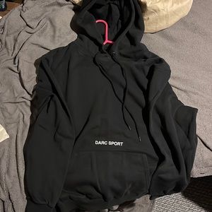 Darc Sport respect is pigment ft hoodie in black